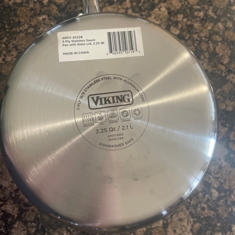 Viking 2.25 QT Stainless Cookware Pot
